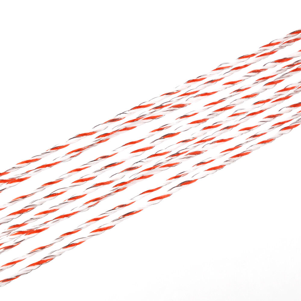 500m Red & White UV-Treated Polywire Electric Fence