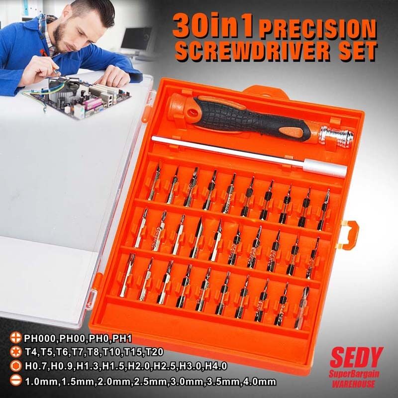 Bulk 30x Random Screwdriver Sets - Assorted Types