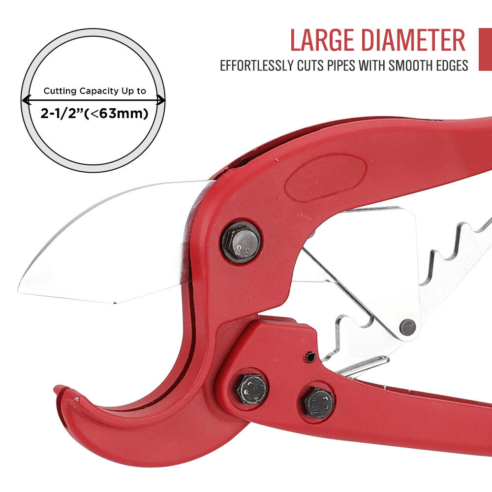 Aluminum Alloy Pipe Cutter for PVC & Plastic Pipes, 63mm