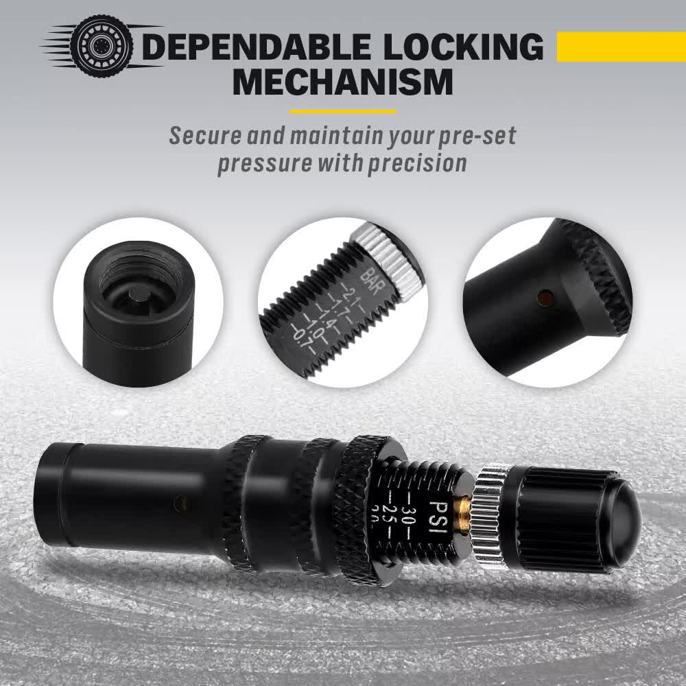 4Pcs Tyre Deflators Air Deflator Tire Valve Core Tool 10 30 PSI Portable 4x4 Au