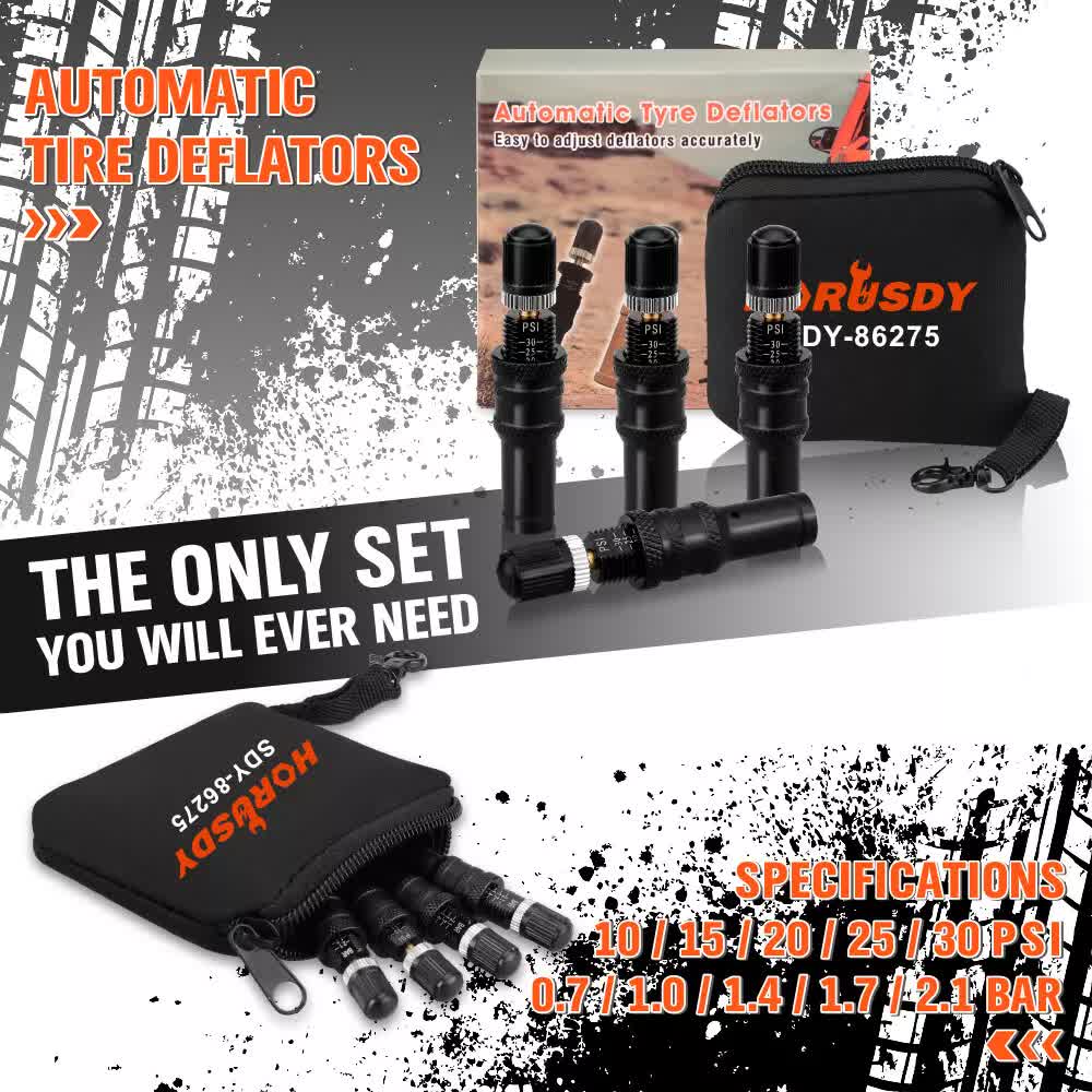 4Pcs Tyre Deflators Air Deflator Tire Valve Core Tool 10 30 PSI Portable 4x4 Au