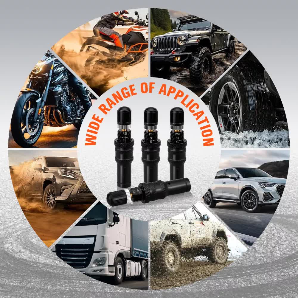 4Pcs Tyre Deflators Air Deflator Tire Valve Core Tool 10 30 PSI Portable 4x4 Au