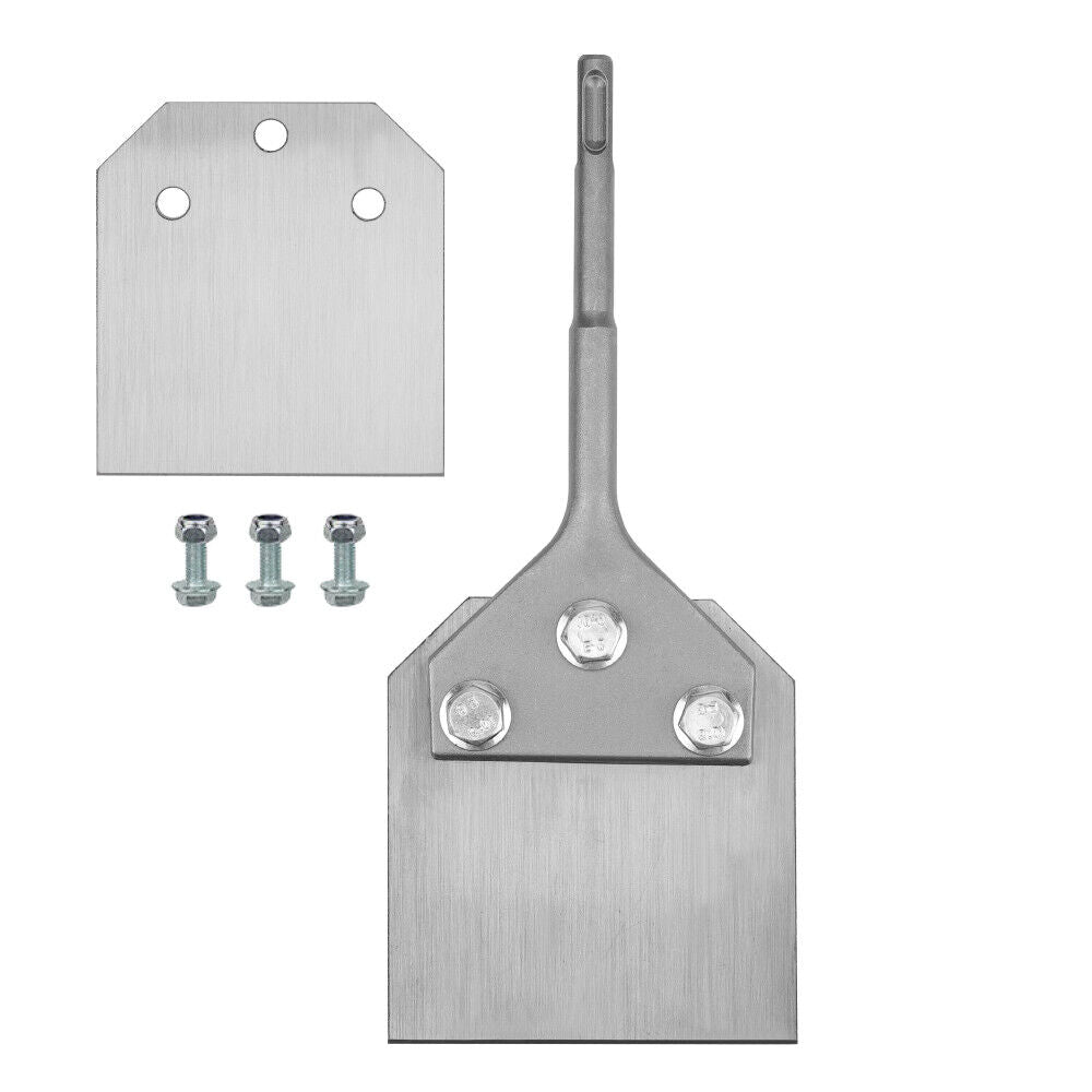 10cm Wide SDS Plus Floor Scraper with 2 Blades – Firecore