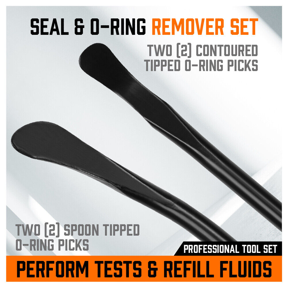 Heavy Grip Seal & O-Ring Removal Set, 4Pc, CR-V, Auto Tools