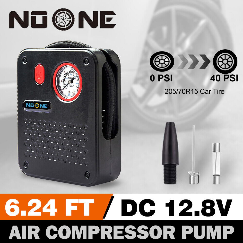 Lightweight Portable Air Compressor Tire Inflator, 60W, NOONE