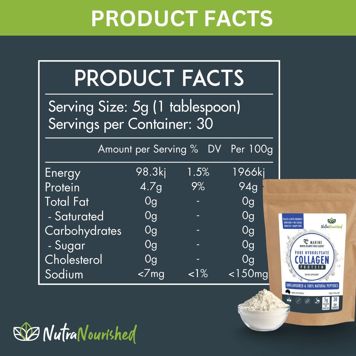 Marine Collagen Peptides Powder