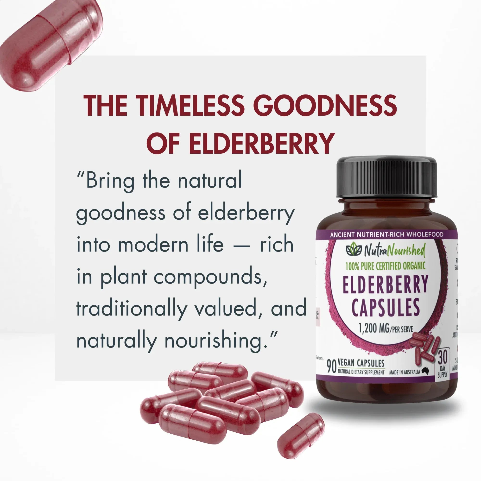 Organic Elderberry Capsules