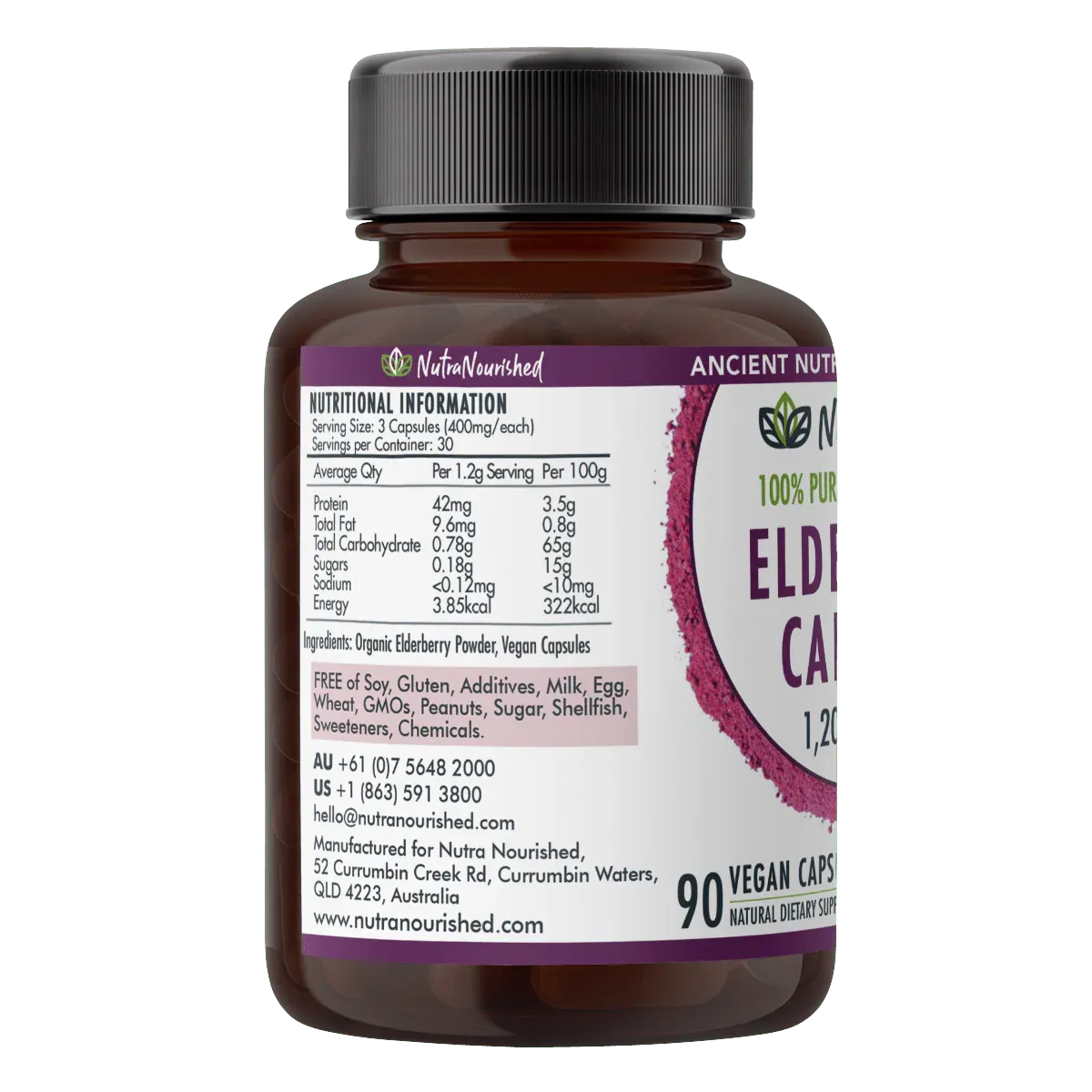 Organic Elderberry Capsules