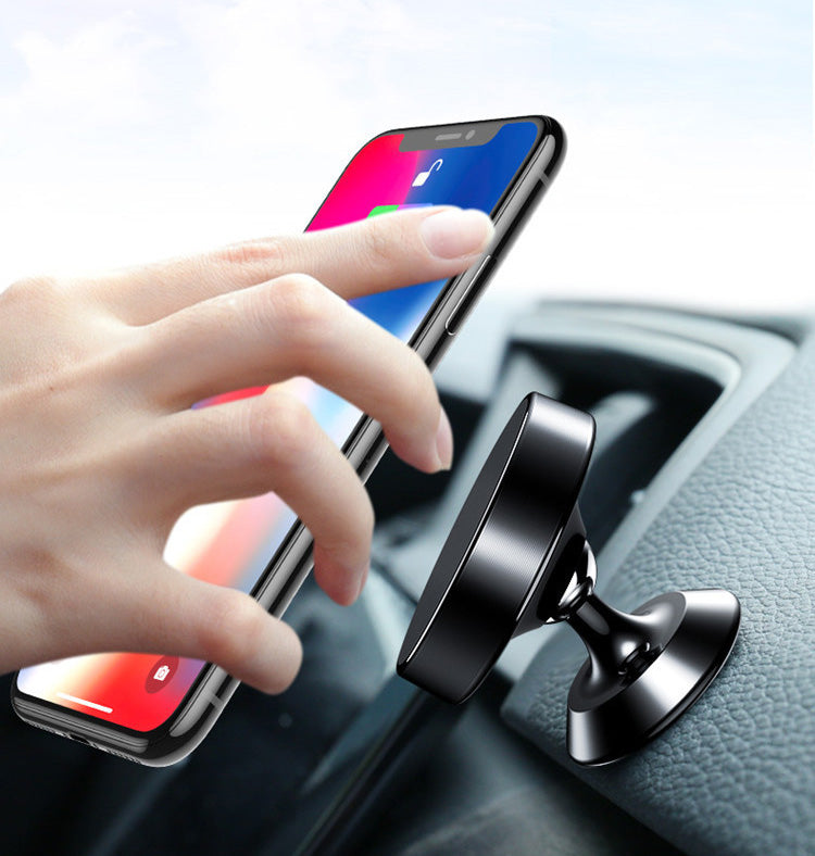 Luminous Universal Magnetic Mobile Phone Holder Car Mount Red