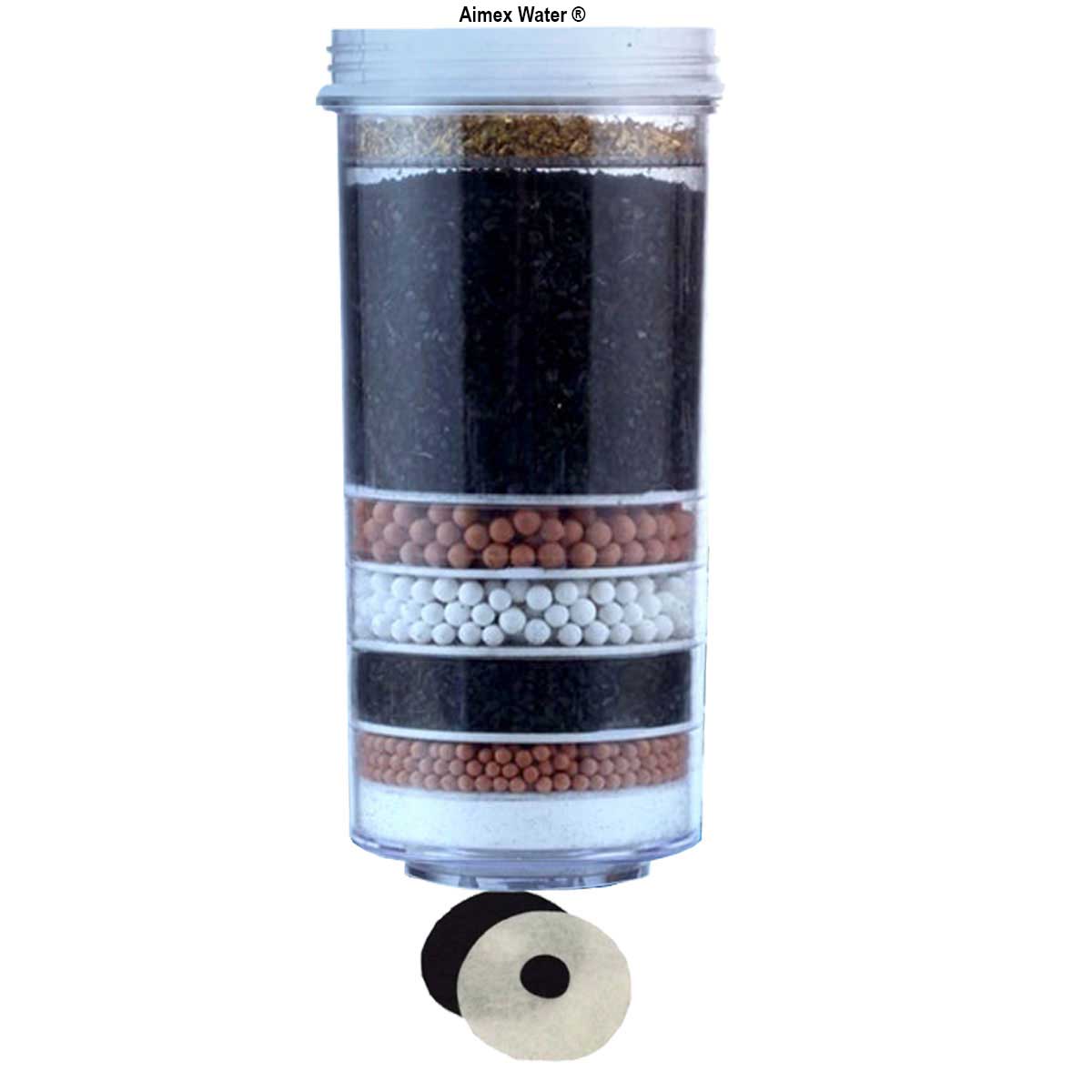 8 Stage Activated Carbon Alkaline Water Filter Cartridge - Aimex