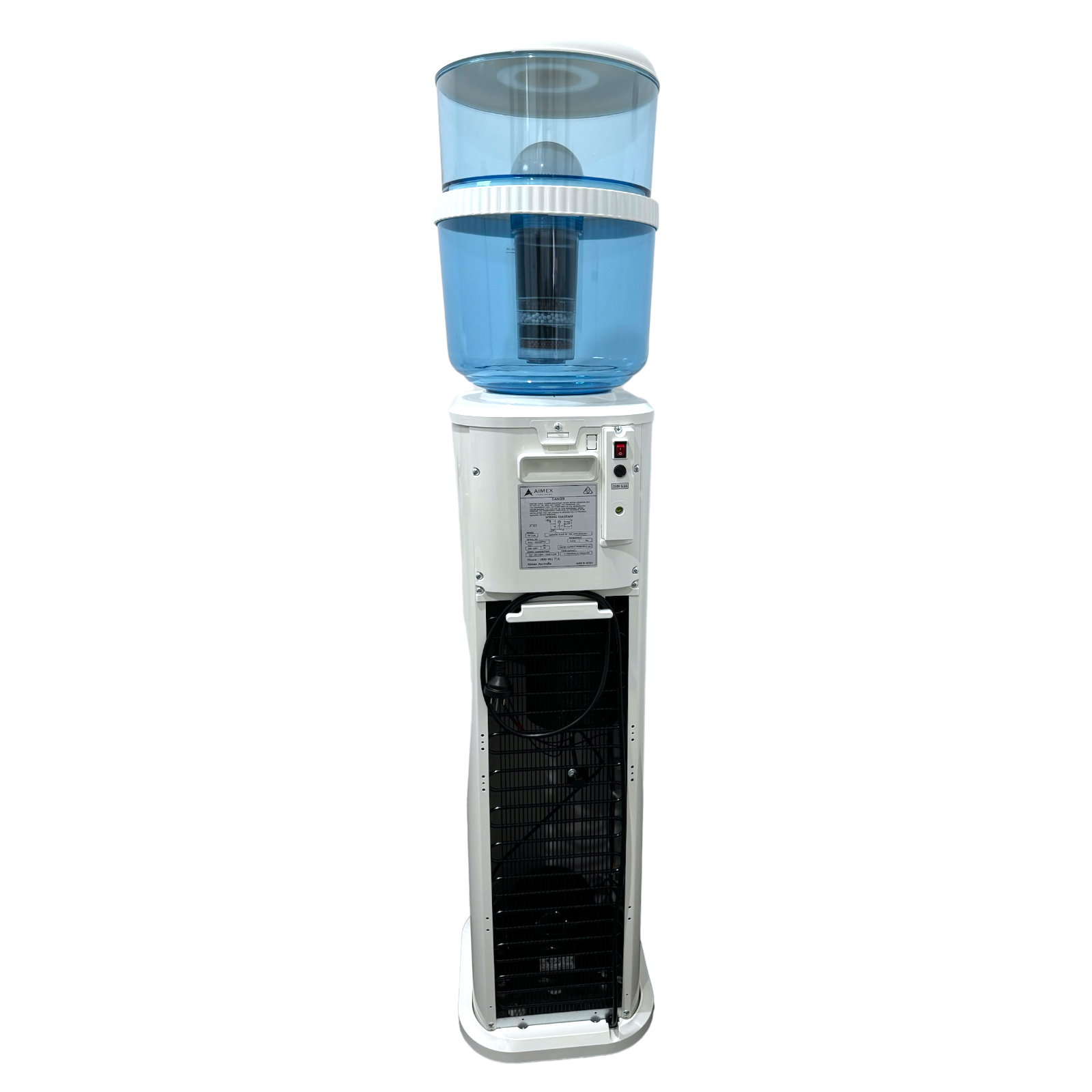 White Hot and Cold Free Standing Water Dispenser w/ Filter, LG Compressor