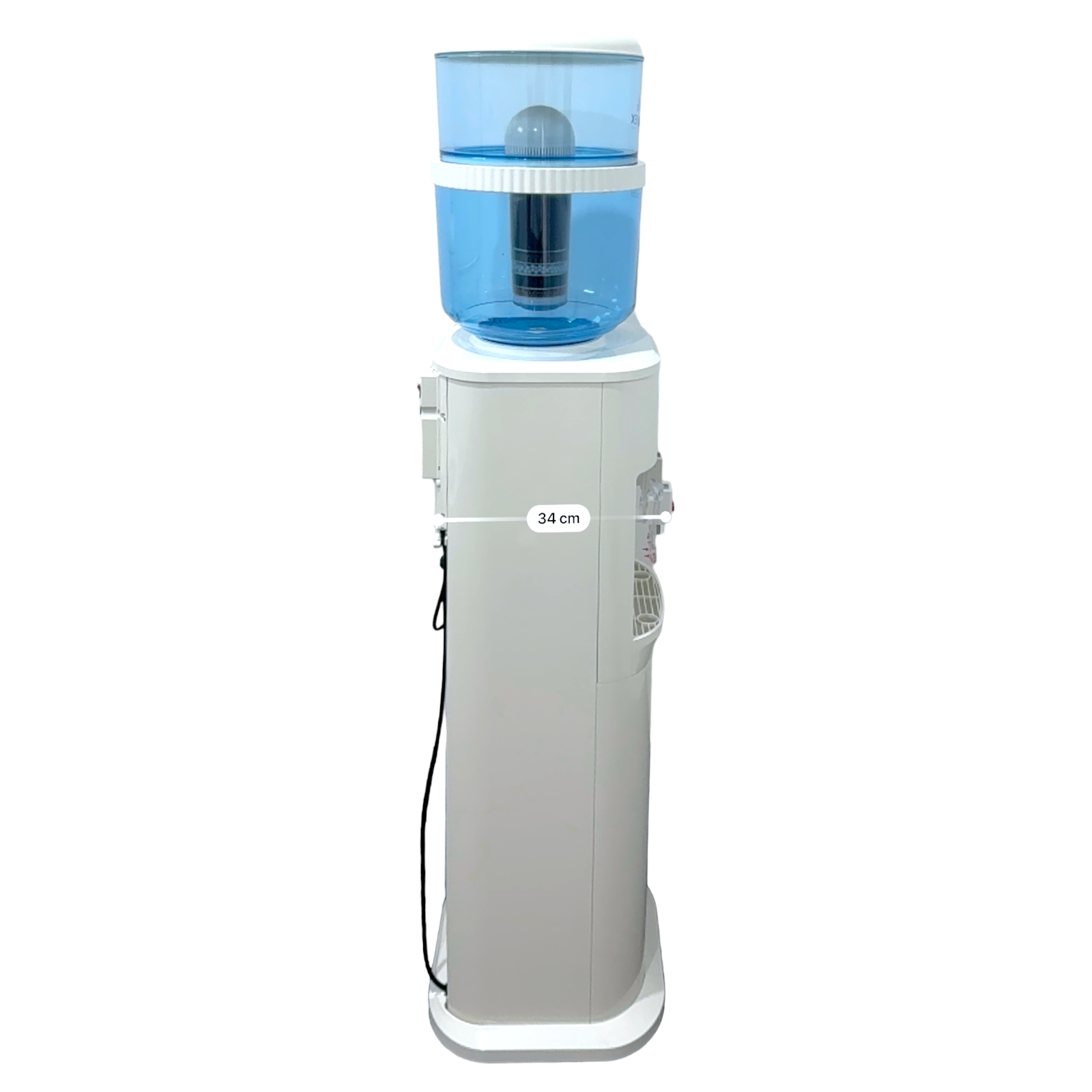 White Hot and Cold Free Standing Water Dispenser w/ Filter, LG Compressor