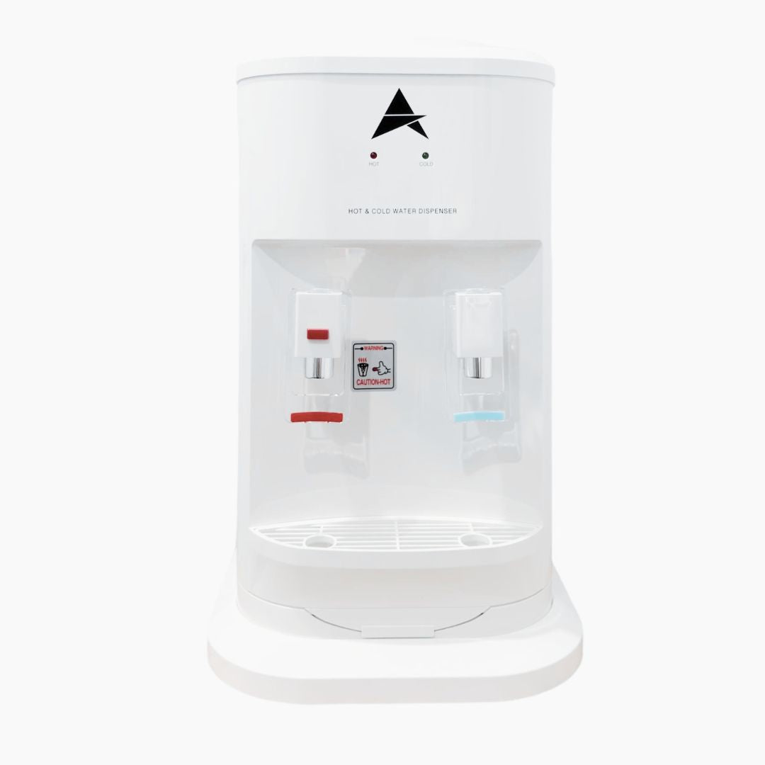 Elegant Hot and Cold Benchtop Water Cooler with LG Compressor