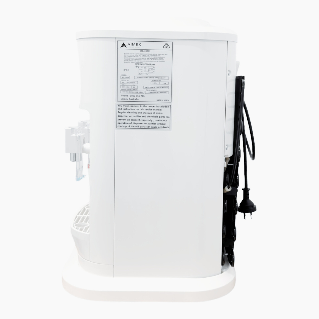 Elegant Hot and Cold Benchtop Water Cooler with LG Compressor