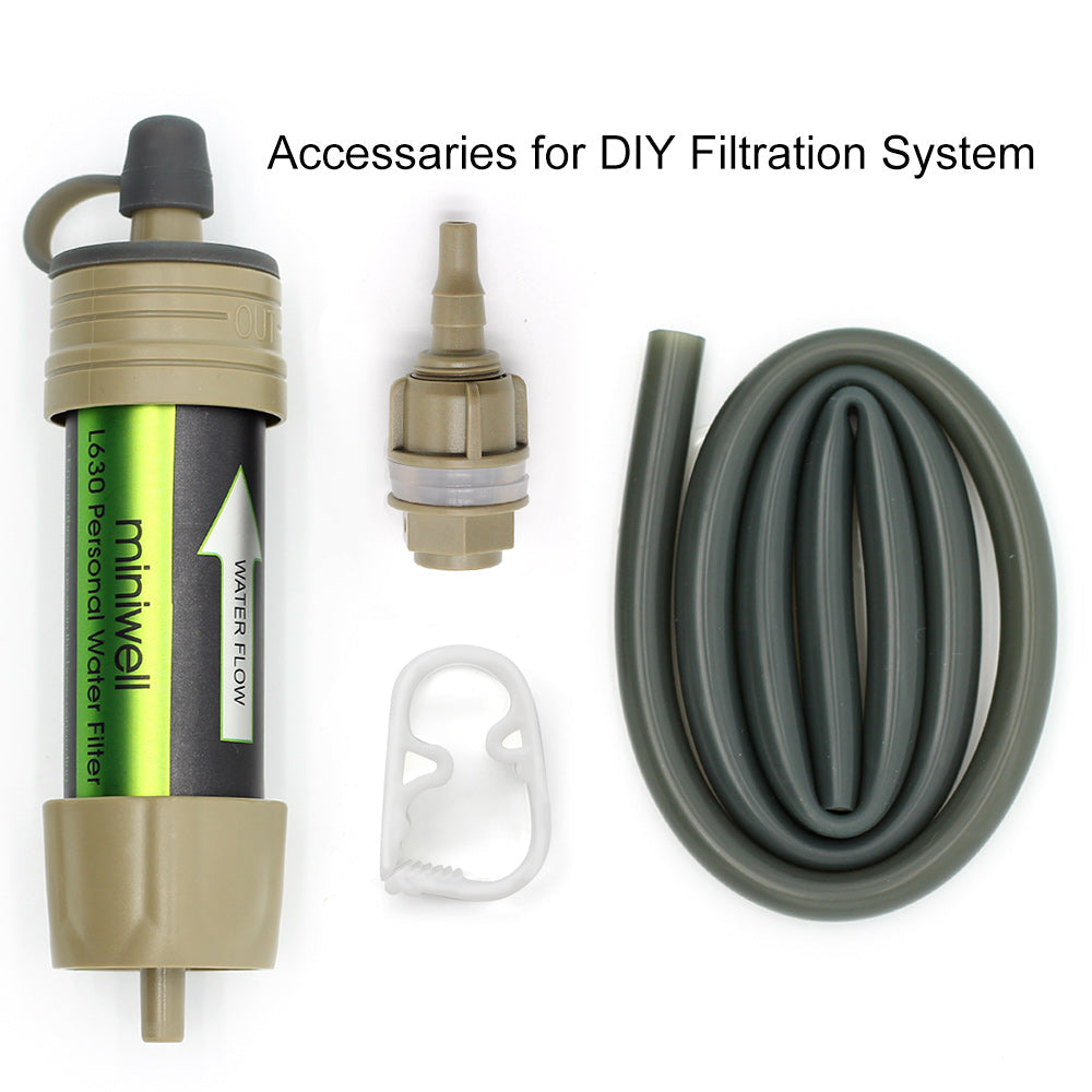 Ultra-Light Emergency Water Purifier Filter for Hiking & Camping