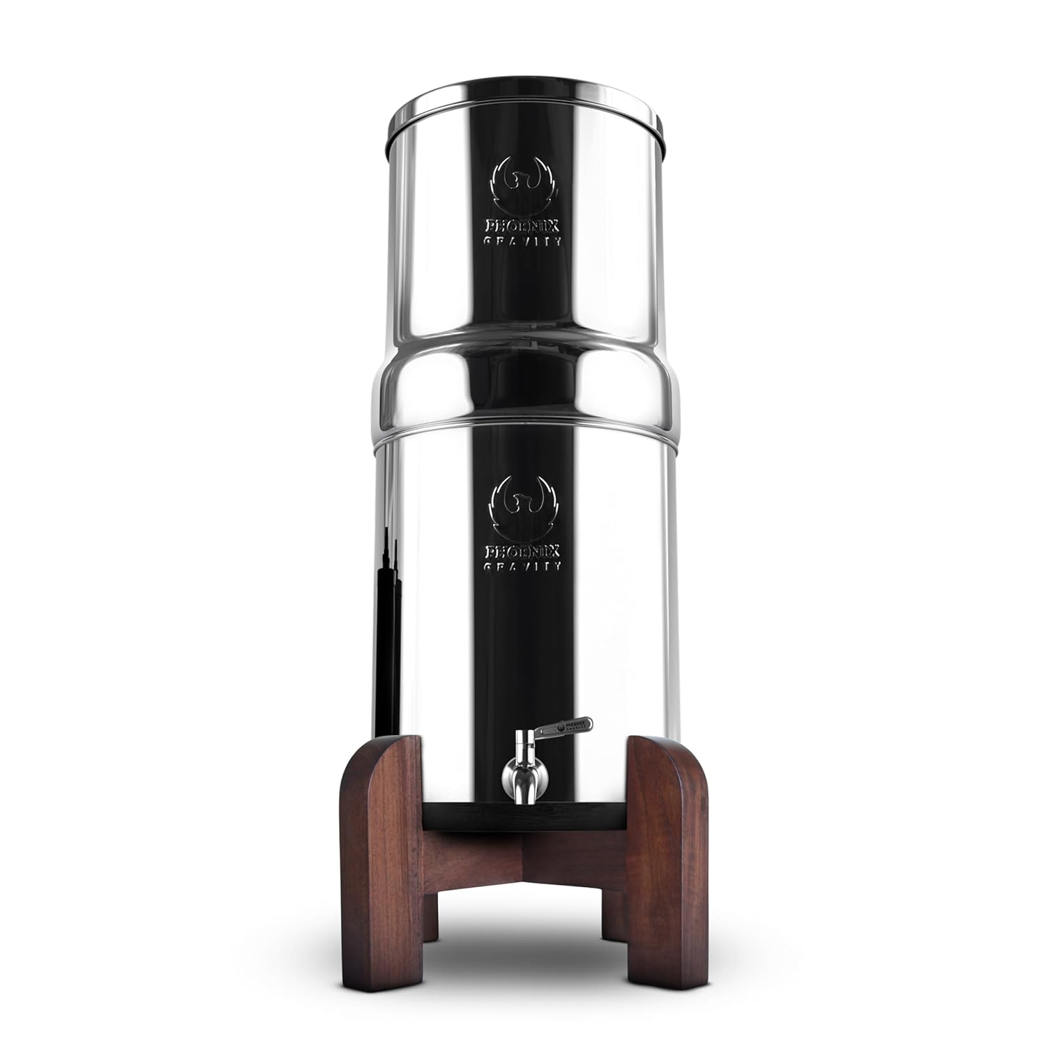 Phoenix Gravity Teak Wood Stand for Gravity water filter Systems - 12L