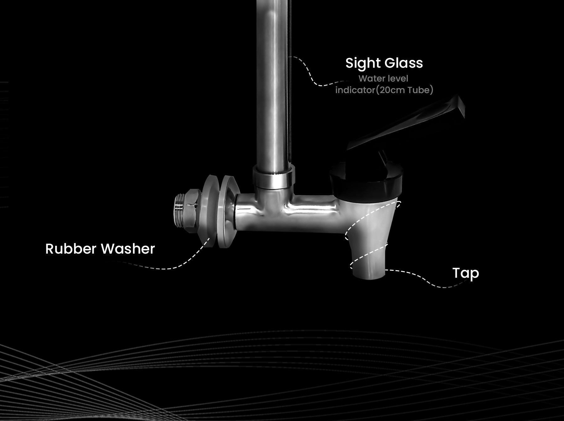 Phoenix Vision Tap- Stainless Steel - 10 inch for 12L System