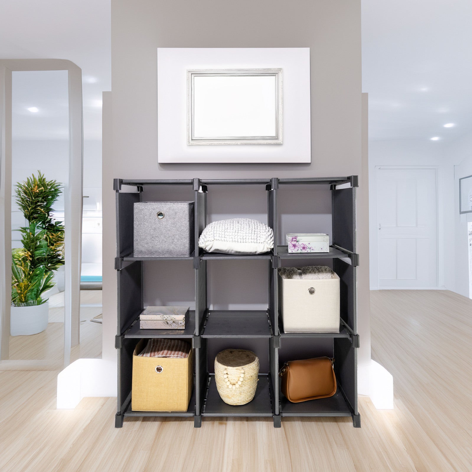 Storage Organizer, 9 Cubes, Wardrobe Closet Storage Shelves