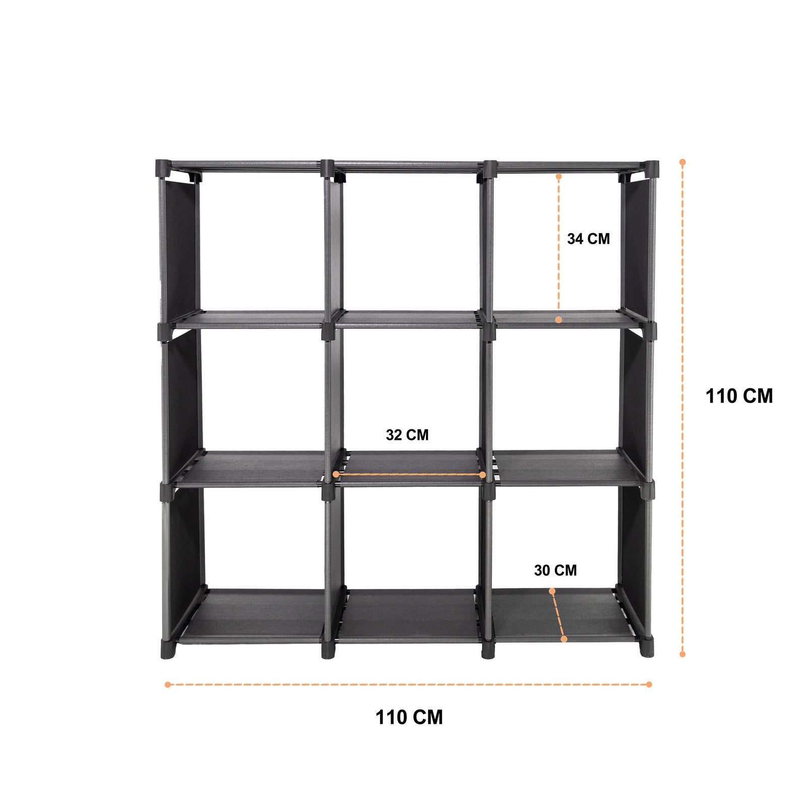 Storage Organizer, 9 Cubes, Wardrobe Closet Storage Shelves