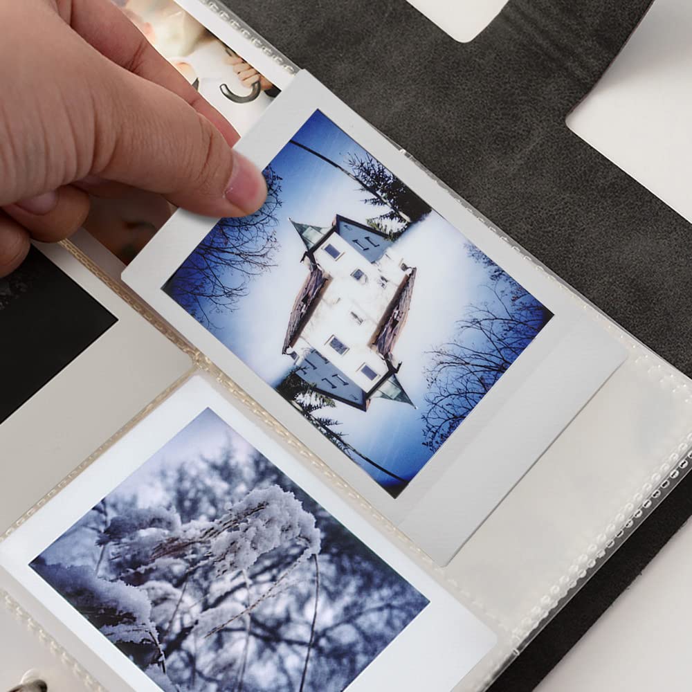 Durable PU 200 Pockets Photo Album for Instax Mini Polaroid Photos - LIFEBEA