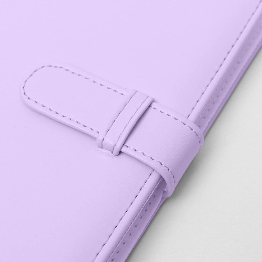 LIFEBEA 256 Pockets Photo Album for Fujifilm Instax Mini 11 12 9 40 Evo Liplay 8 7+ Instant Camera, Photo Album for Polaroid Kodak HP Zink 2x3" Photo Purple