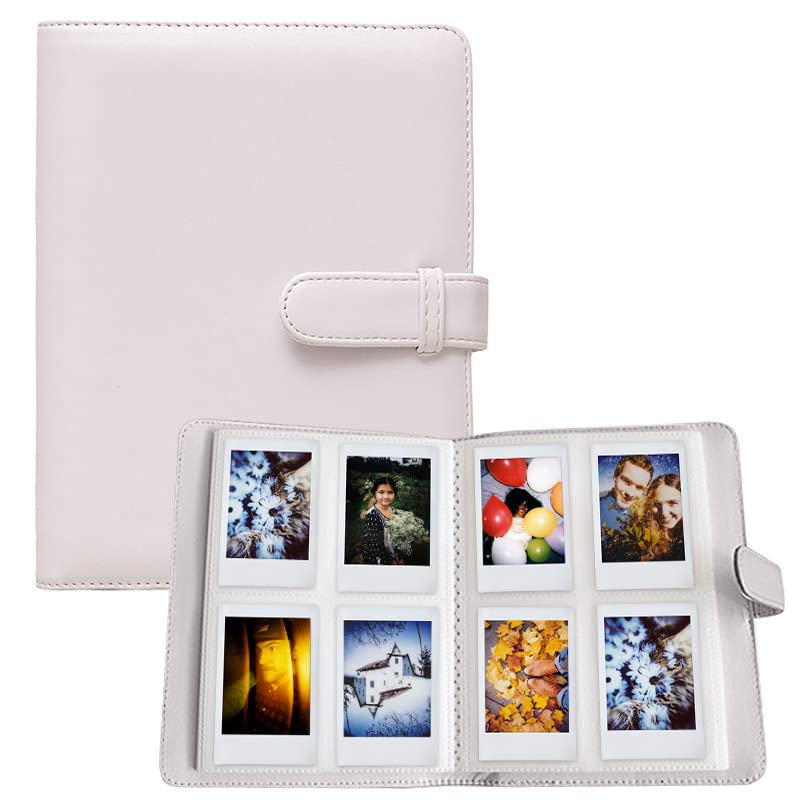 LIFEBEA 256 Pockets Photo Album for Fujifilm Instax Mini 11 12 9 40 Evo Liplay 8 7+ Instant Camera, Photo Album for Polaroid Kodak HP Zink 2x3" Photo White