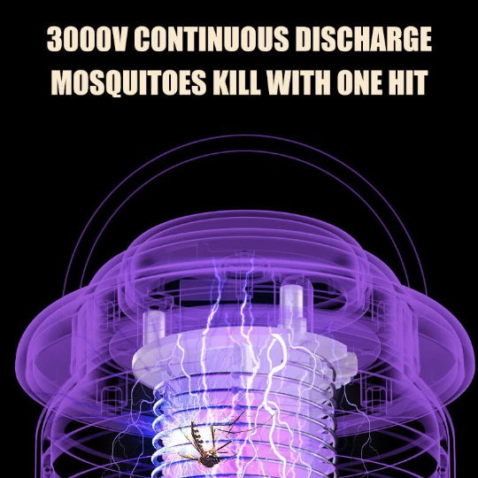 UV Mosquito Killer Lamp, 1200mAh Battery, Outdoor & Indoor