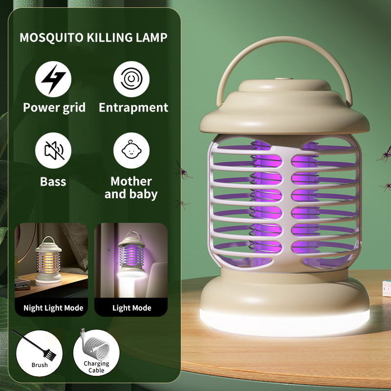 UV Mosquito Killer Lamp, 1200mAh Battery, Outdoor & Indoor