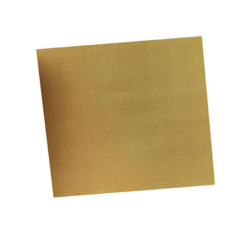 100PCS Tin Foil Aluminium Wrapping Square Chocolate Wrappers 15CM - Gold/Embossed