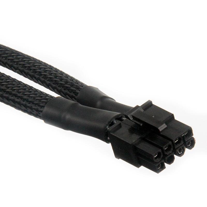 Dual Mini 6 Pin to 8 Pin PCI-E Video Card Power Cable Y Splitter 18AWG Mac Pro