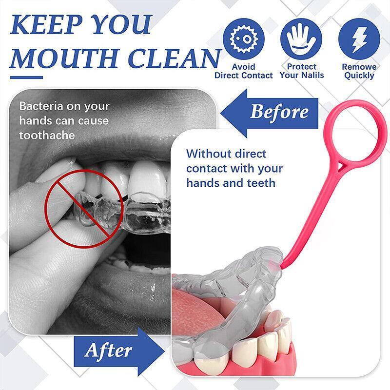 5PCS Aligner Remover Tool Hook Kit for Invisible Braces and Retainer Handling