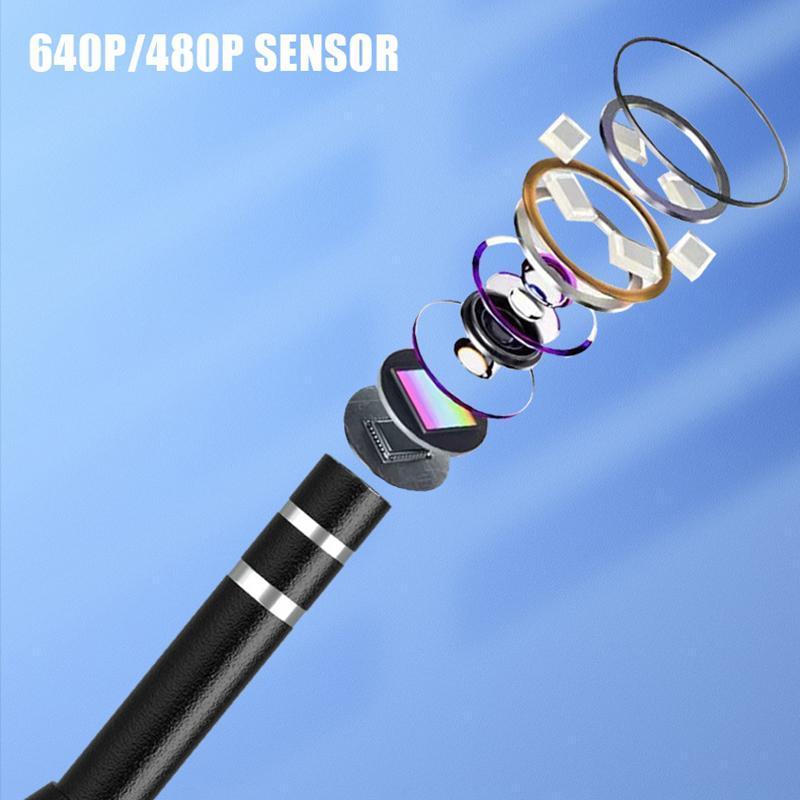 Led Ear Camera Cleaner Endoscope Otoscope Scope Pick Ear Wax Removal Scoop Tool
