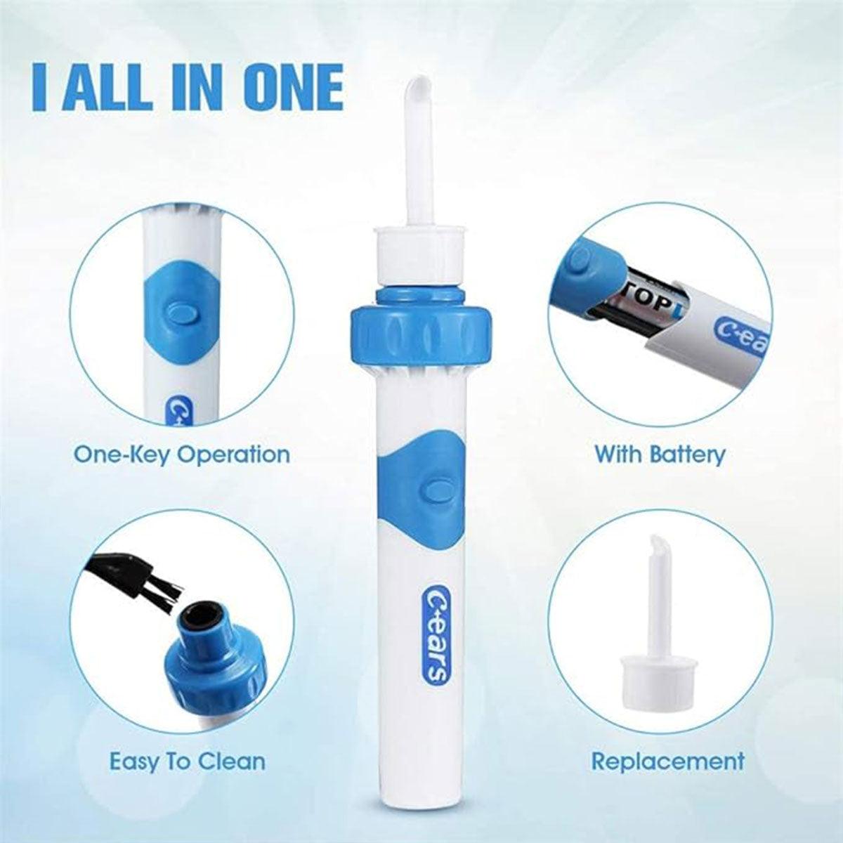 Electric Ear Wax Removal Vacuum Cleaning Cleaner Device Earpick Painless Tool
