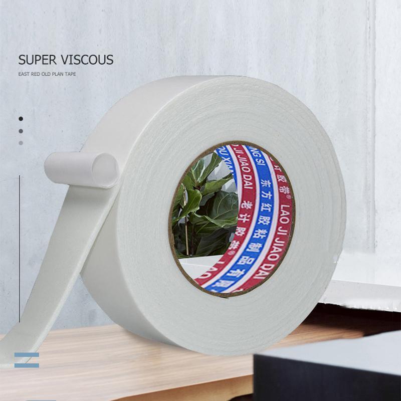 Double Sided White PE Foam Sticky Tape Mounting DIY Craft Strong Adhesive 2.5m - 30mm*2.5m