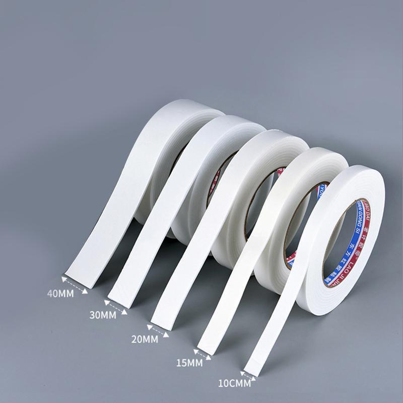 Double Sided White PE Foam Sticky Tape Mounting DIY Craft Strong Adhesive 2.5m - 30mm*2.5m