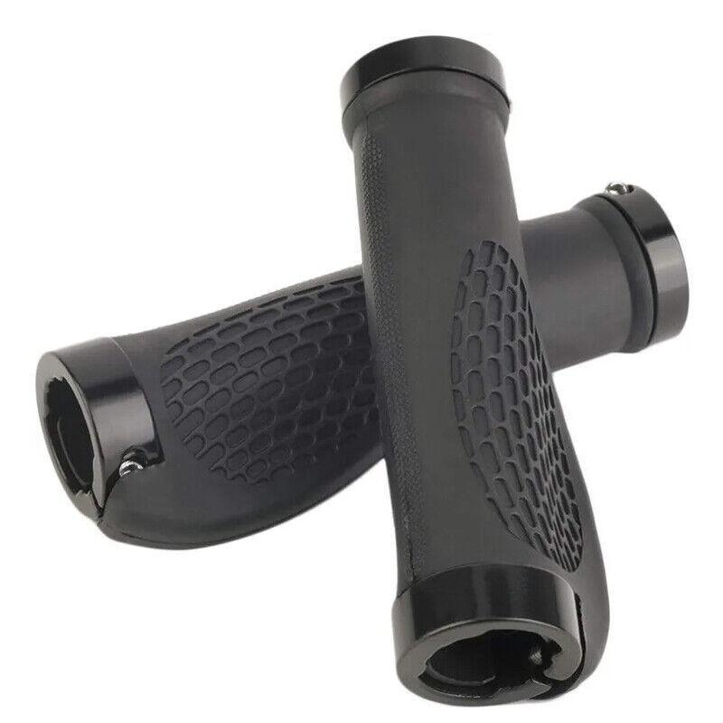 Cycling Lock-On Mtb Ergonomic Mountain Bike Rubber Grips Bicycle Handlebar Au - Red