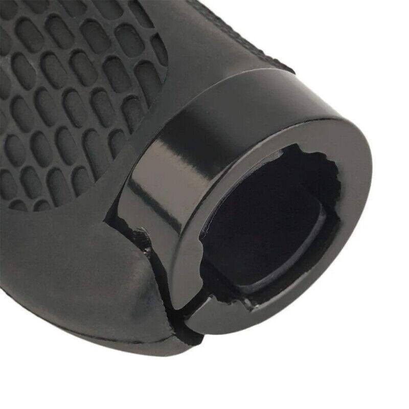 Cycling Lock-On Mtb Ergonomic Mountain Bike Rubber Grips Bicycle Handlebar Au - Red