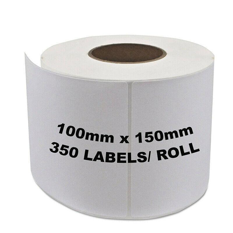 Direct Thermal Postage Labels 100x150mm Roll 350 Stickers