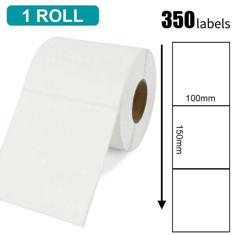 Direct Thermal Postage Labels 100x150mm Roll 350 Stickers