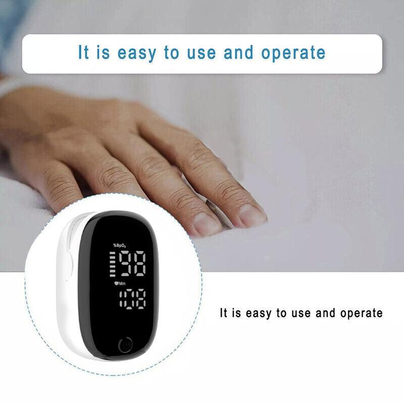 Oximeter Professional Heart Rate Finger Saturation Monitor Pulse Blood Oxygen - Oximeter