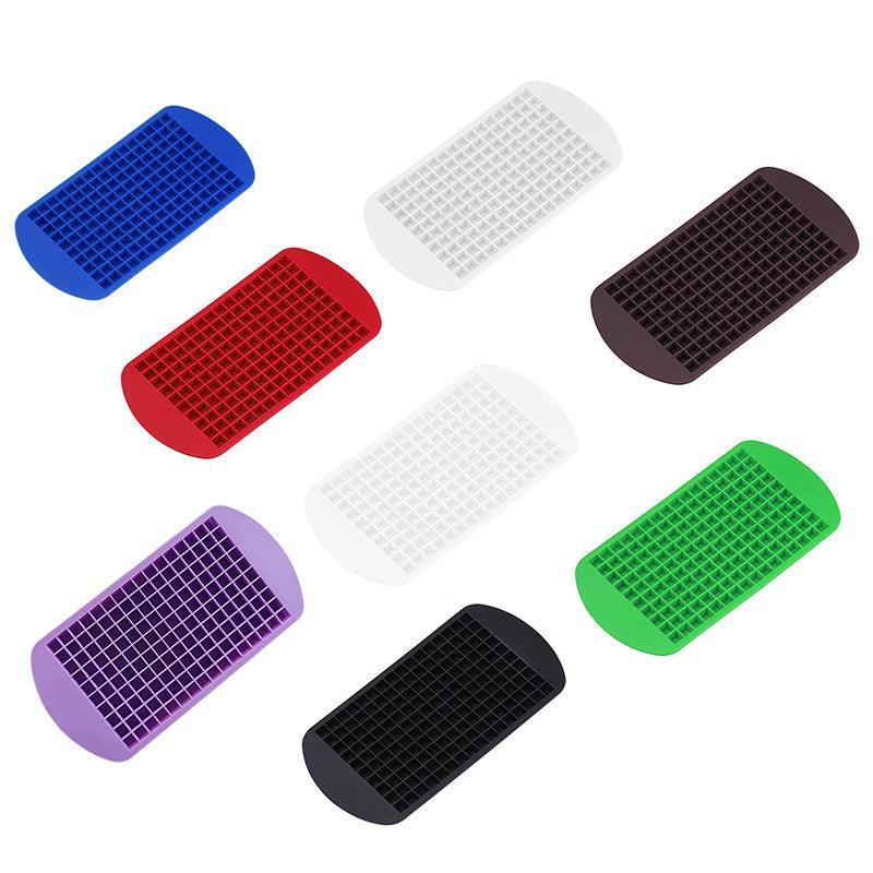 160 Grids Ice Cube Tray Ice Maker Mold Frozen Cubes Silicone Mini Small Diy Au - Green
