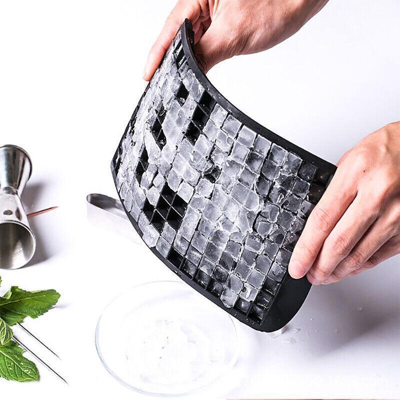 160 Grids Ice Cube Tray Ice Maker Mold Frozen Cubes Silicone Mini Small Diy Au - Green