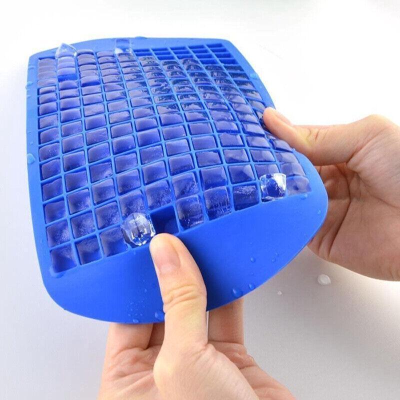 160 Grids Ice Cube Tray Ice Maker Mold Frozen Cubes Silicone Mini Small Diy Au - Green