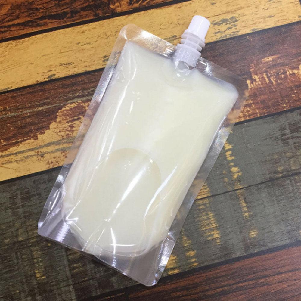 50Pcs 250ml Clear Spout Drink Pouch Bags Leakproof Stand-Up Packaging
