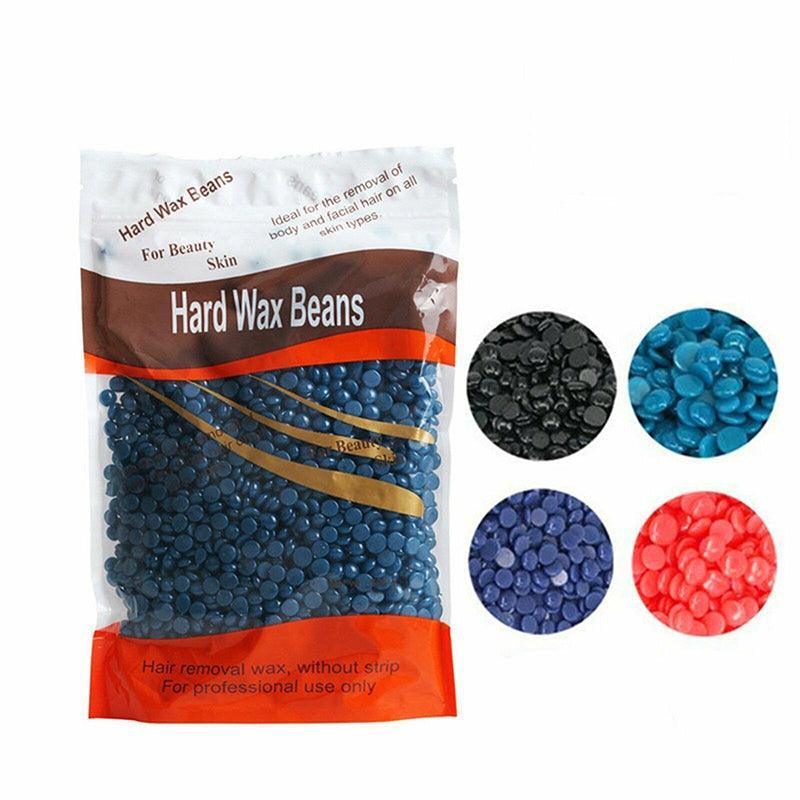 300G Hard Wax Bean No Strip No Pain Hot Film Body Waxing Hair Removal Depilatory - Strawberry