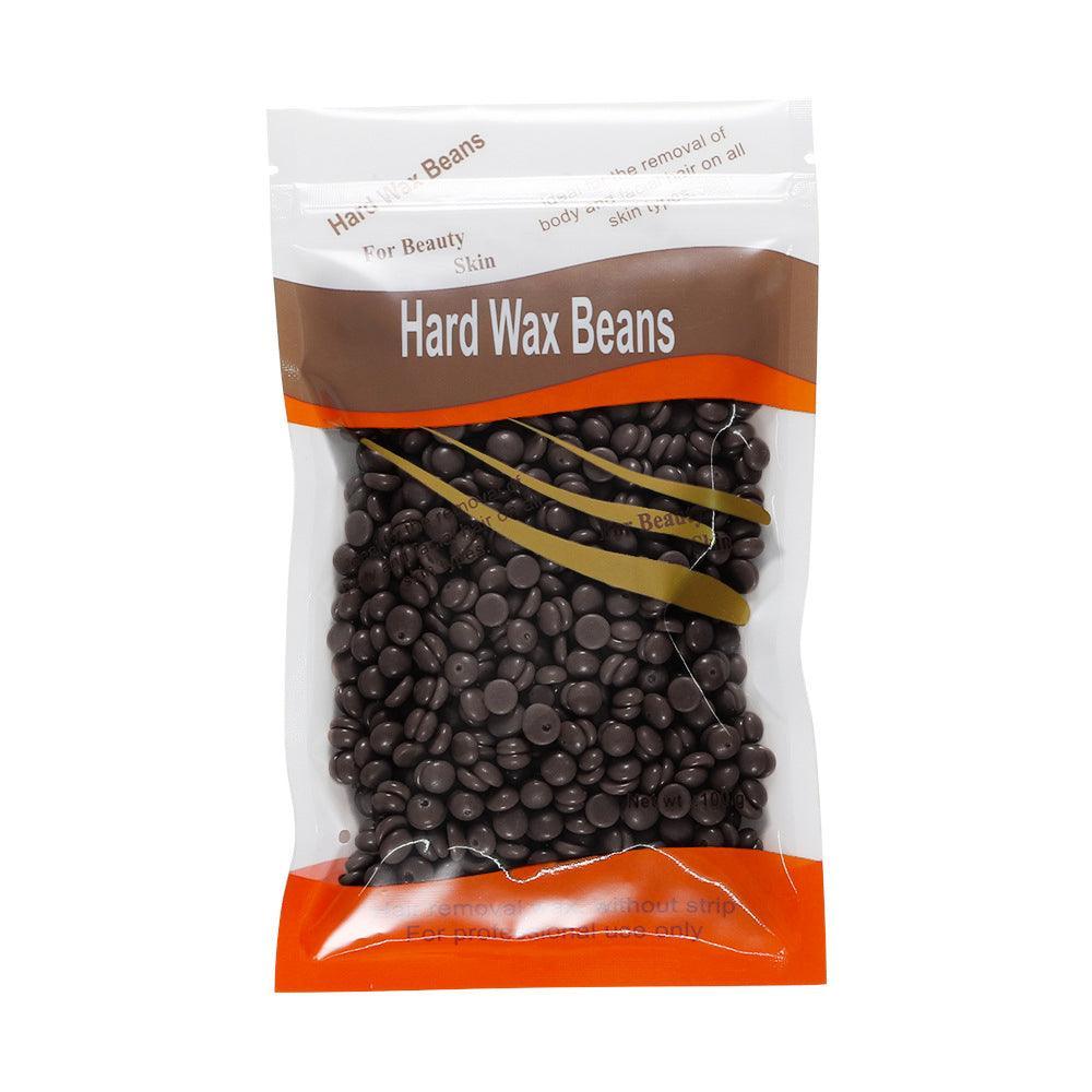 300G Hard Wax Bean No Strip No Pain Hot Film Body Waxing Hair Removal Depilatory - Strawberry