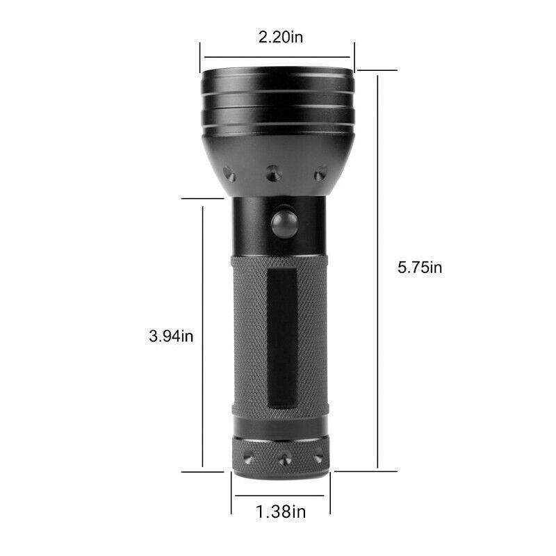 UV Torch Ultra Violet Flashlight Blacklight Light Lamp 51 Led 395 nm Aluminum