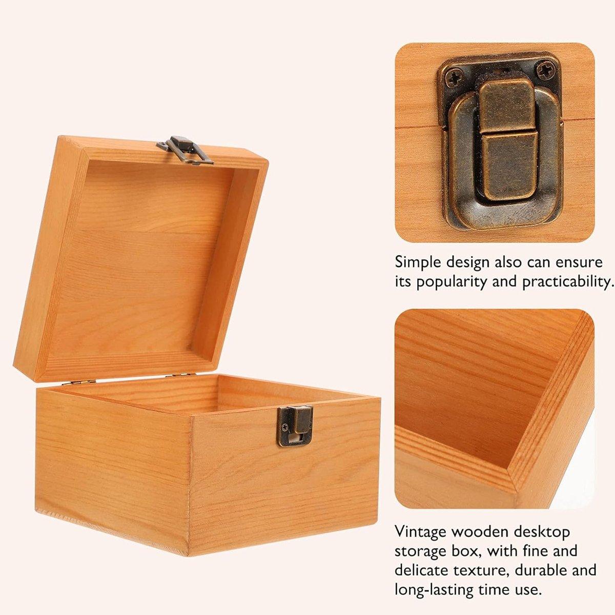 Wooden Box European Style Decorative Gift Box Storage Box Jewelry Box Gift