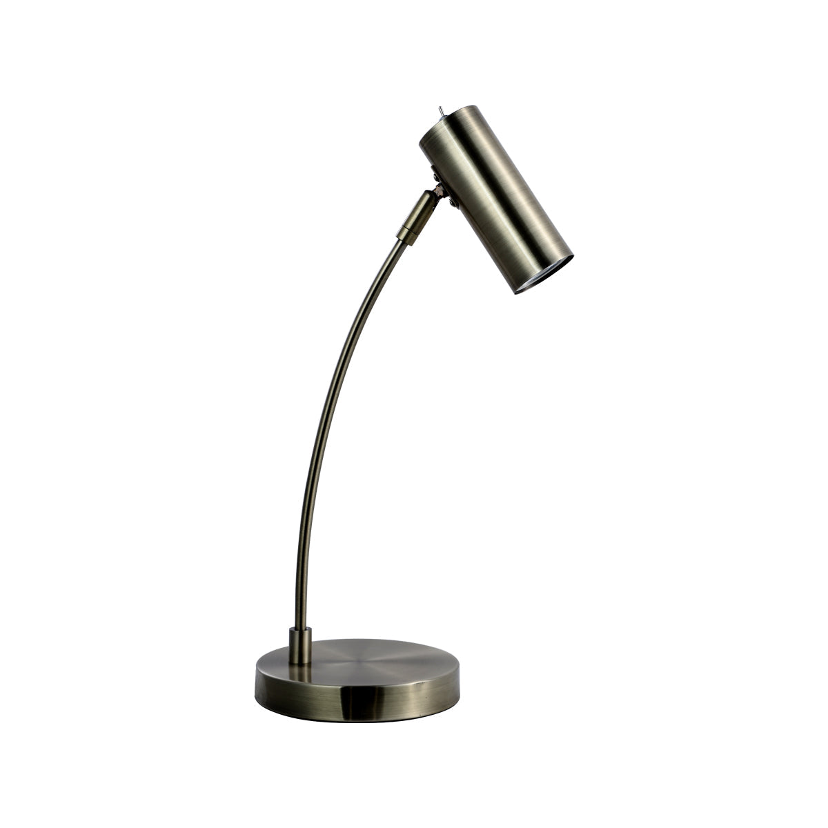 Adjustable Antique Brass Table Lamp, 3000K, Metal - Sarla