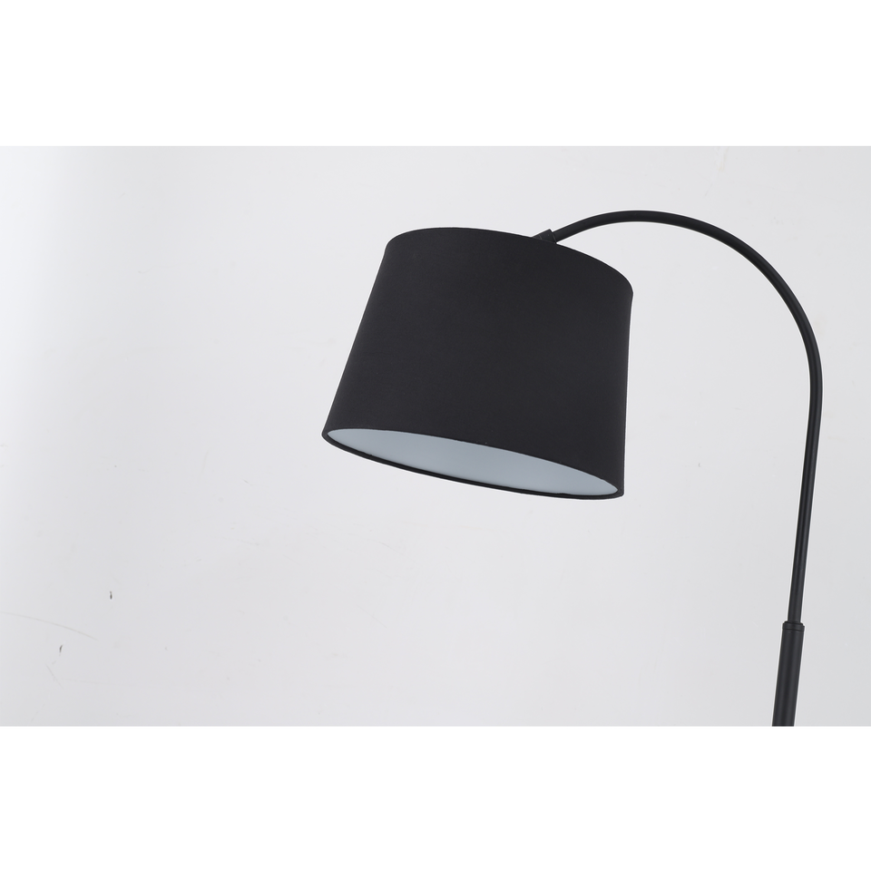 Adjustable Marble Base Black Table Lamp, E27 60W